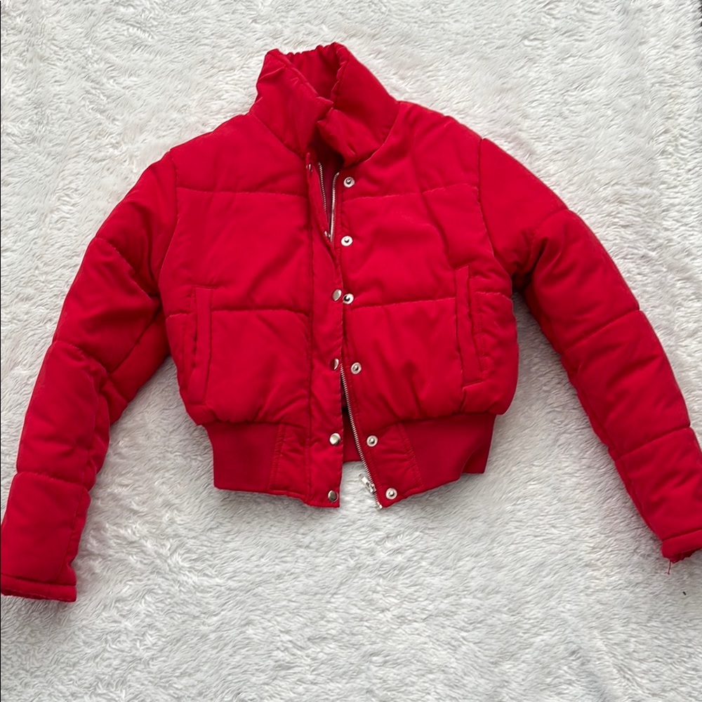 Red Puffer Jacket